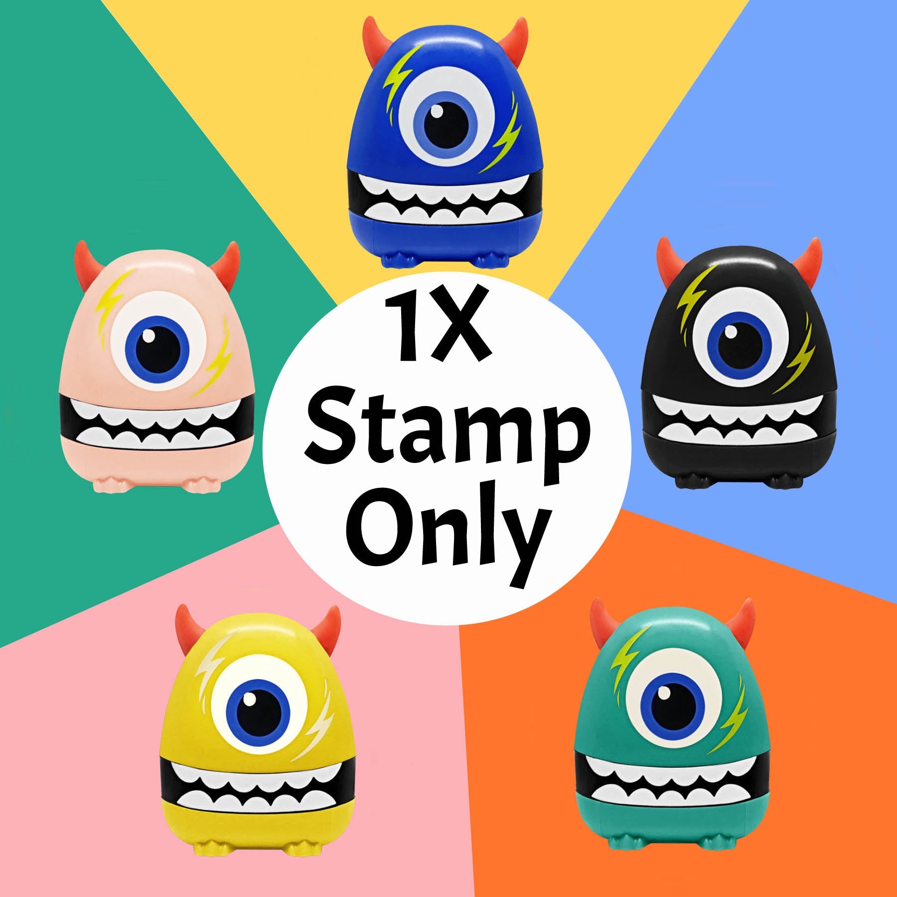 Stacy And Kirill (Stacynkirill) Name Stamp - Monster Plus Personalised Name Stamp For Kids AdultsStacy & Kirill